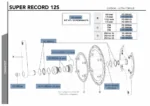 Campagnolo Super Record Carbon Crankset - 2x12 Speed - Image 3